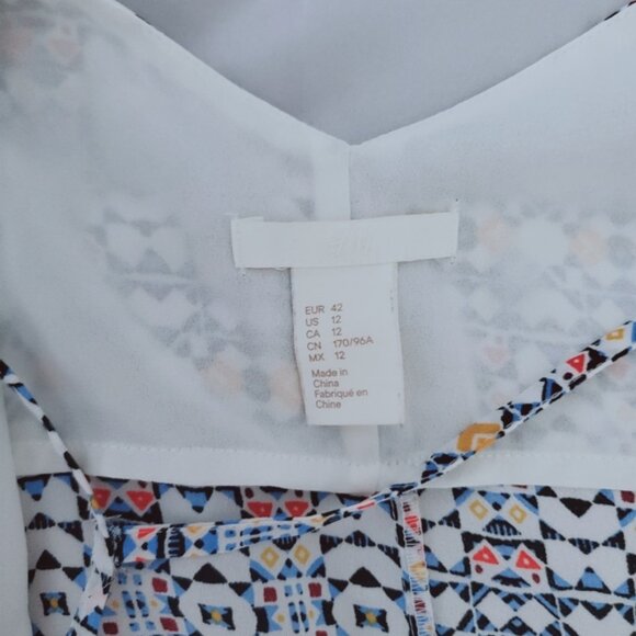 Beautiful Toned Resortwear Mozaic Print Cami Strappy Top - Picture 3 of 16